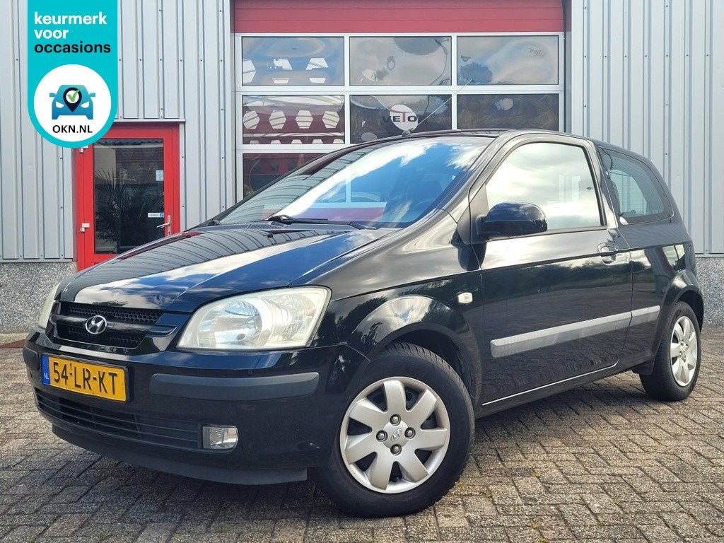 Hyundai Getz 1.3i GLS | Centr deurvergrendeling (bj 2003), Auto's, Hyundai, 450 kg, 4 cilinders, 82 pk, Zwart
