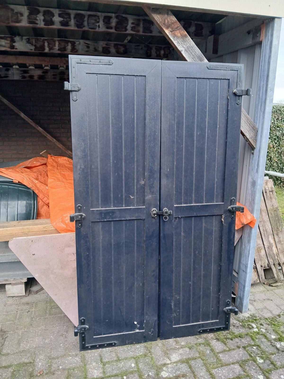 Kunststof luiken compleet, Ophalen, Overige kleuren, 200 cm of meer, Minder dan 100 cm