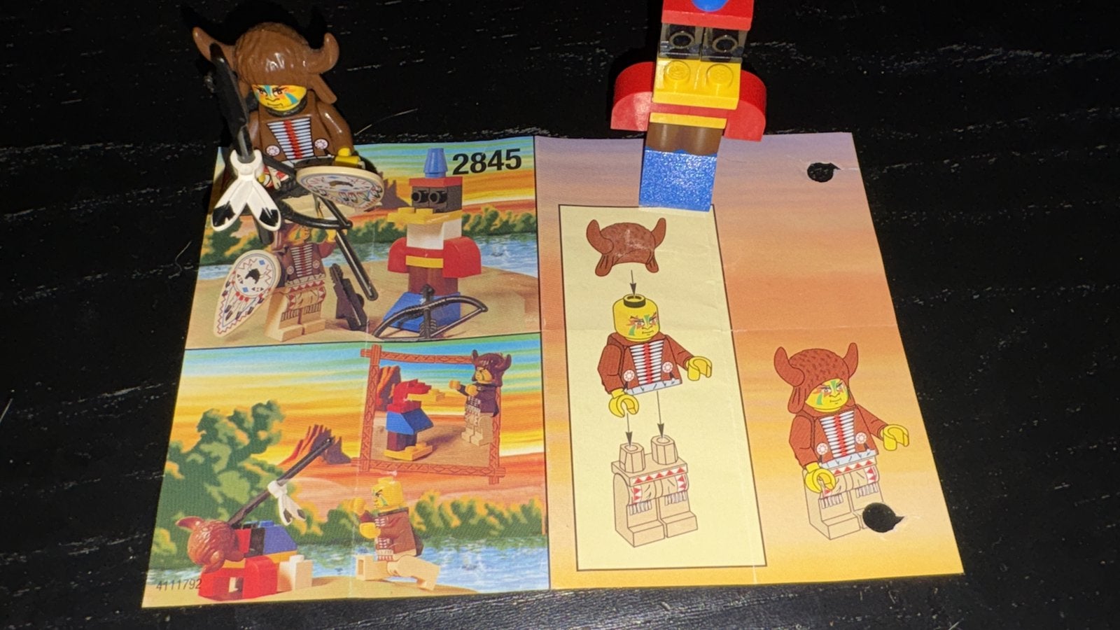 LEGO 2845 Indian Chief - Compleet met Boekje - Western  1997, Gebruikt, Overige thema's, Lego, Ophalen of Verzenden