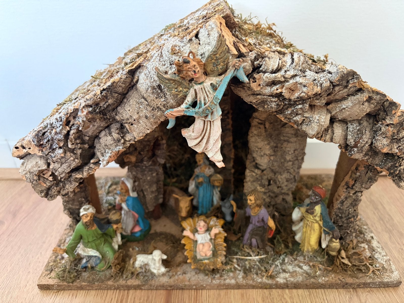 Kerststal vintage, Diversen, Kerst, Ophalen of Verzenden, Gebruikt