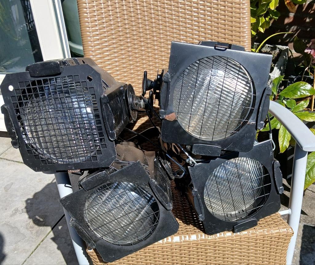 4 x theaterspots, Ophalen, Licht