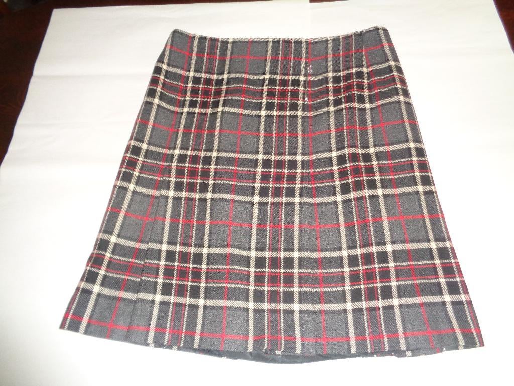 GERRY WEBER Edition grijze geruite rok, Maat 42/44 (L), Nieuw, Ophalen of Verzenden, Knielengte
