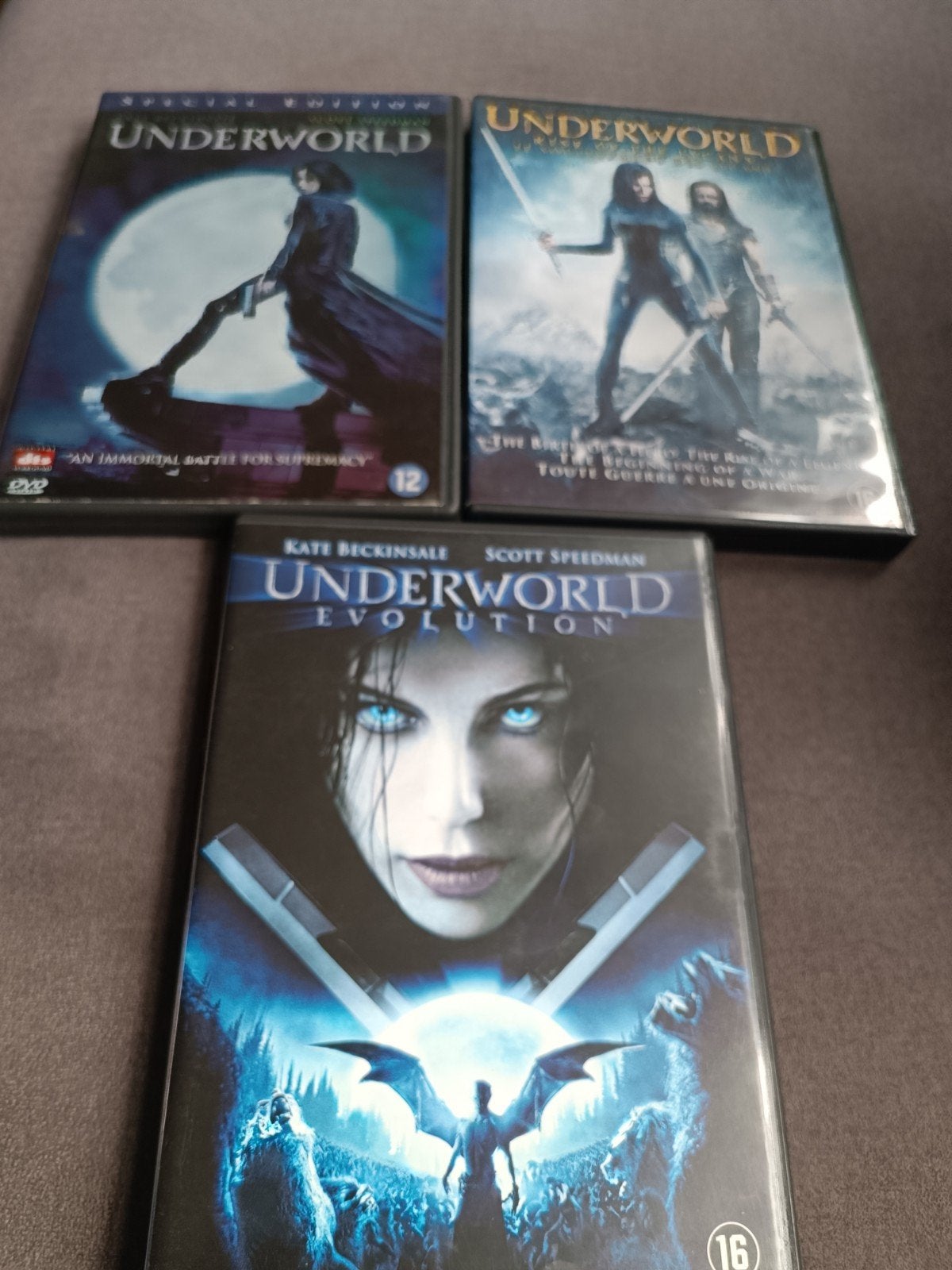 Underworld - 3 dvd set, Cd's en Dvd's, Alle leeftijden, Ophalen of Verzenden, Zo goed als nieuw