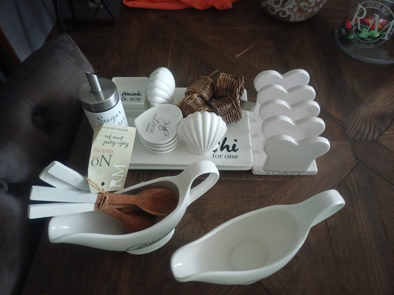 Riviera maison keukenaccessoires, Huis en Inrichting, Keuken | Keukenbenodigdheden, Ophalen, Overige typen, Zo goed als nieuw