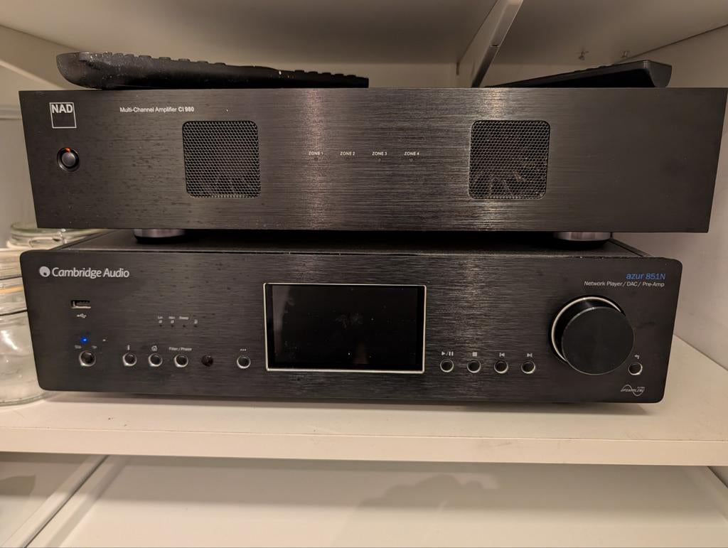 NAD CI 980 + Cambridge Audio Azur 851N – Multi-room audio, Audio, Tv en Foto, Tuners, Ophalen, Gebruikt