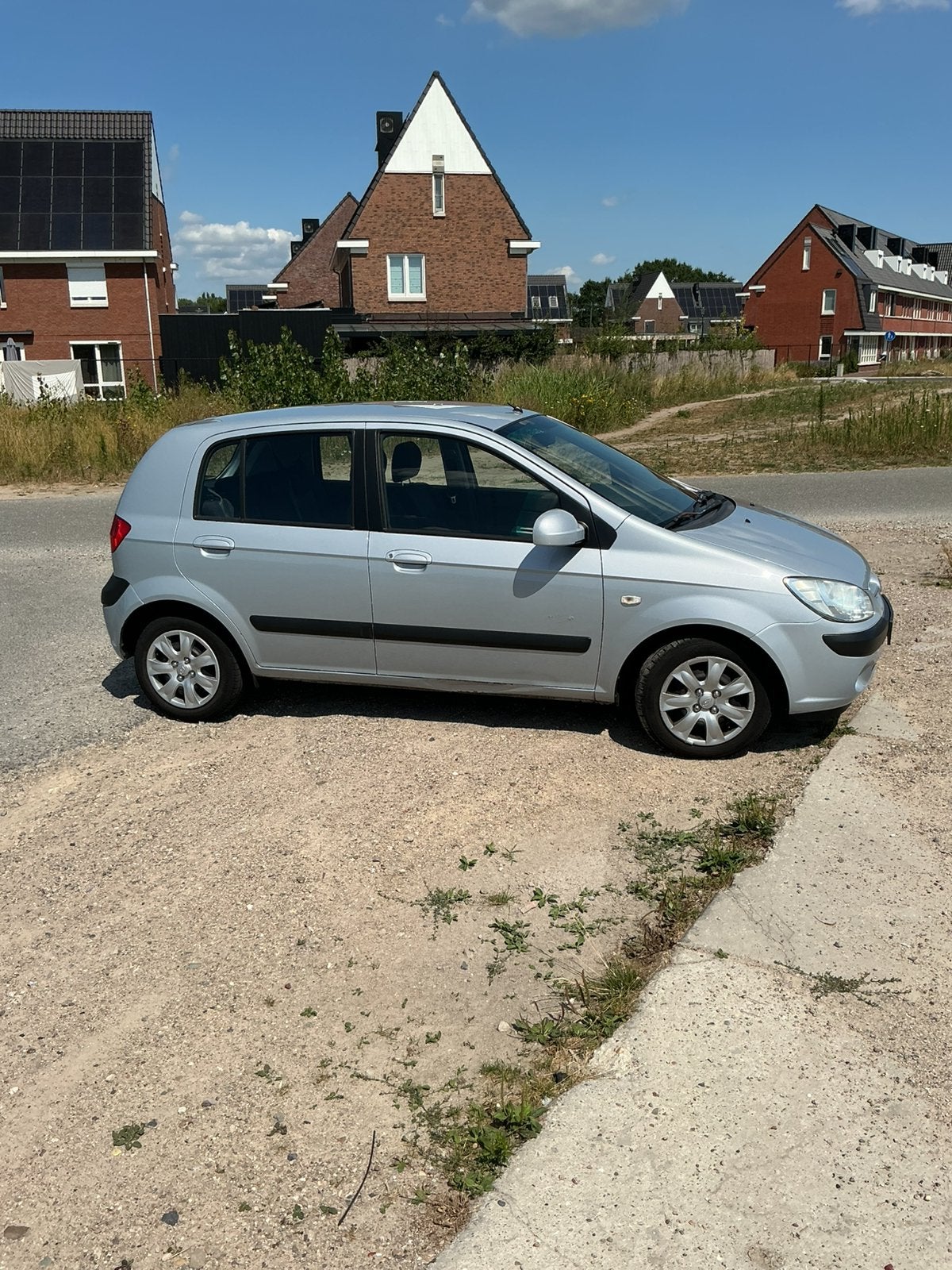 Hyundai Getz 1.4 5DRS 2008 Grijs | Airco | NAP | Nieuw APK, Auto's, Hyundai, Voorwielaandrijving, 40 €/maand, 4 cilinders, Origineel Nederlands