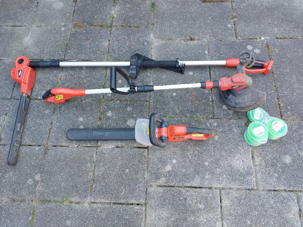 Ferm ax power 20v elektrisch tuingereedschap, Ophalen, Gebruikt, Elektrisch
