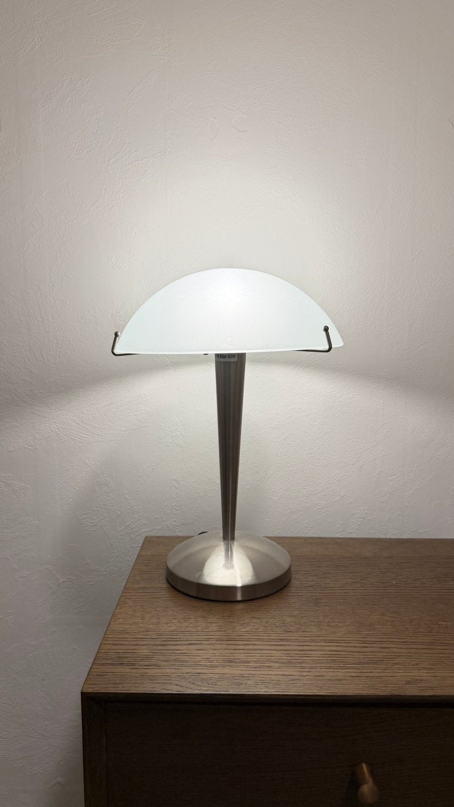 Vintage IKEA Solist Tafellamp (1990) Paddenstoellamp, Art deco, Paddenstoellamp, Ophalen of Verzenden, IKEA