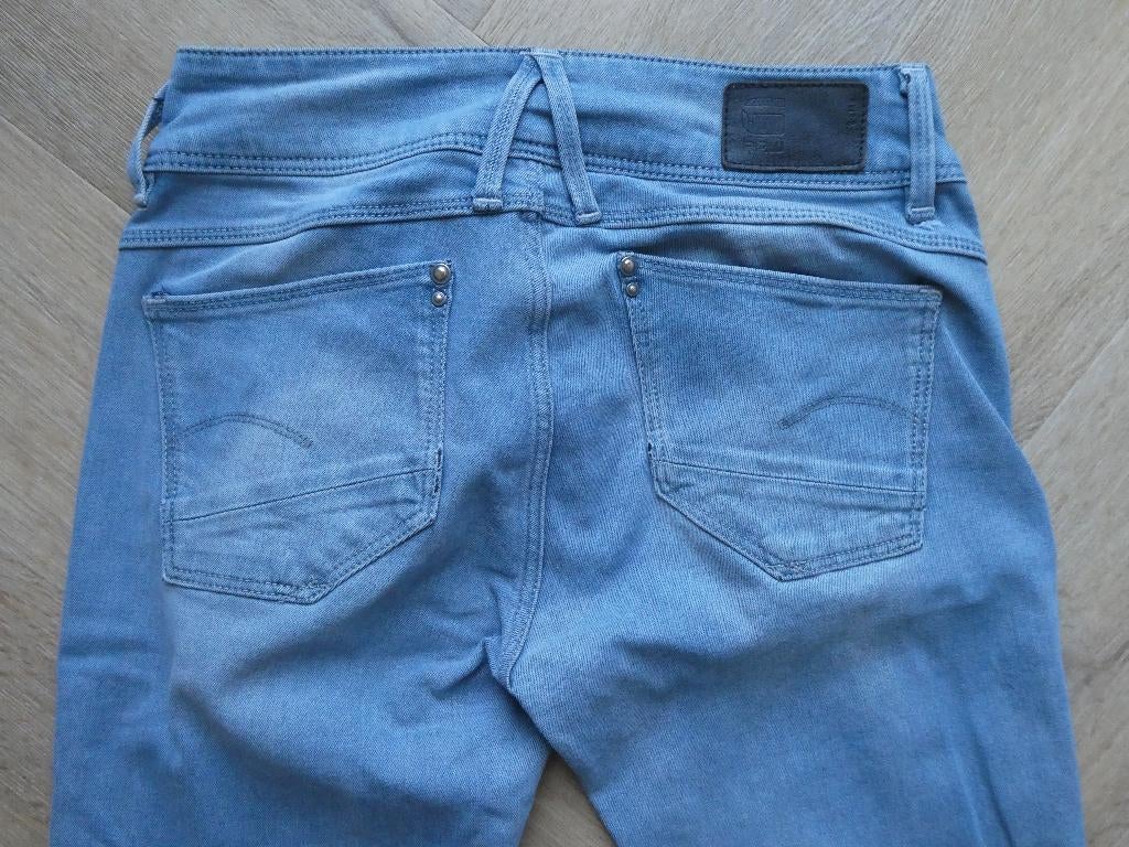 Gstar Lynn Mid Skinny wmn spijkerbroek maat 27-30, Zo goed als nieuw, W27 (confectie 34) of kleiner, G-star, Verzenden