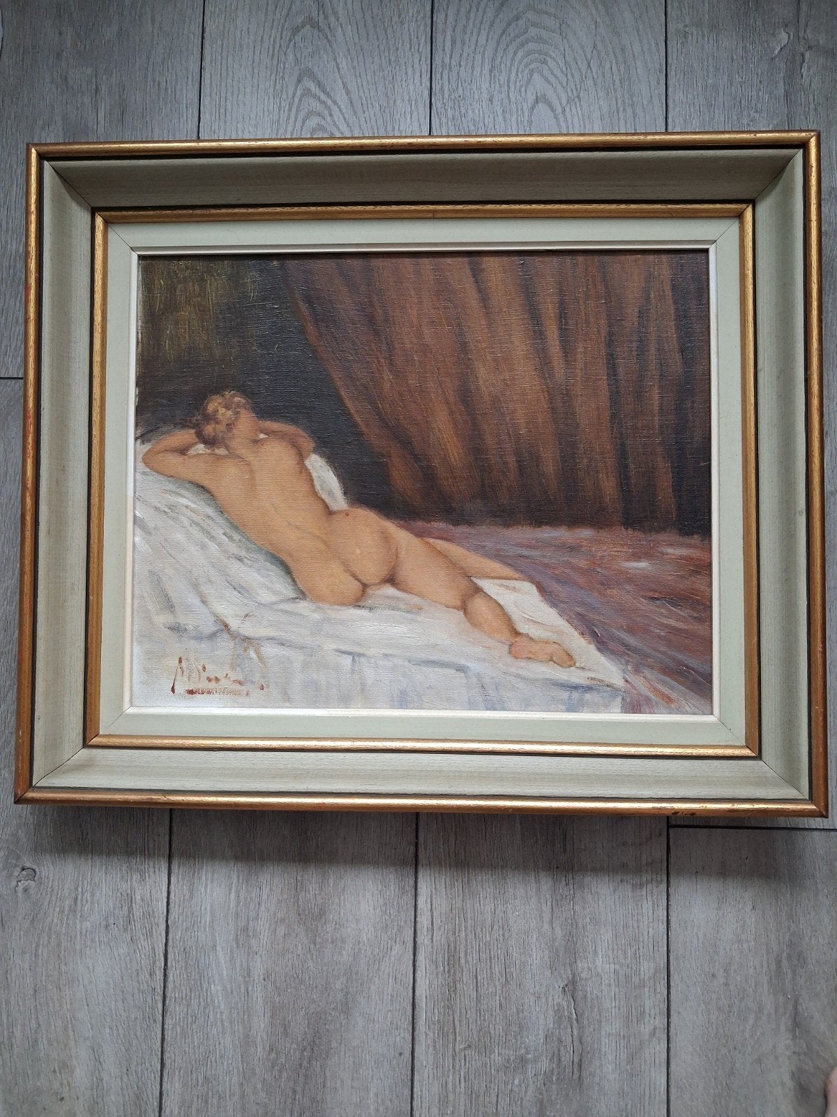 Na het ontwaken van Jan Stuyver, Antiek en Kunst, Kunst | Schilderijen | Klassiek, Ophalen, Doek, Portret of Personen, Realistisch