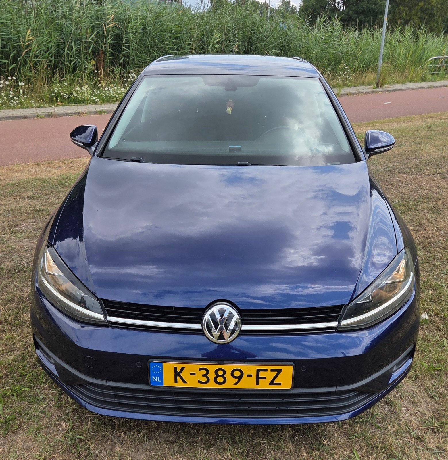 Volkswagen Golf 1.0 TSI | 2017 | 134.789 km | ACC | CarPlay, Voorwielaandrijving, Stof, Blauw, Handgeschakeld