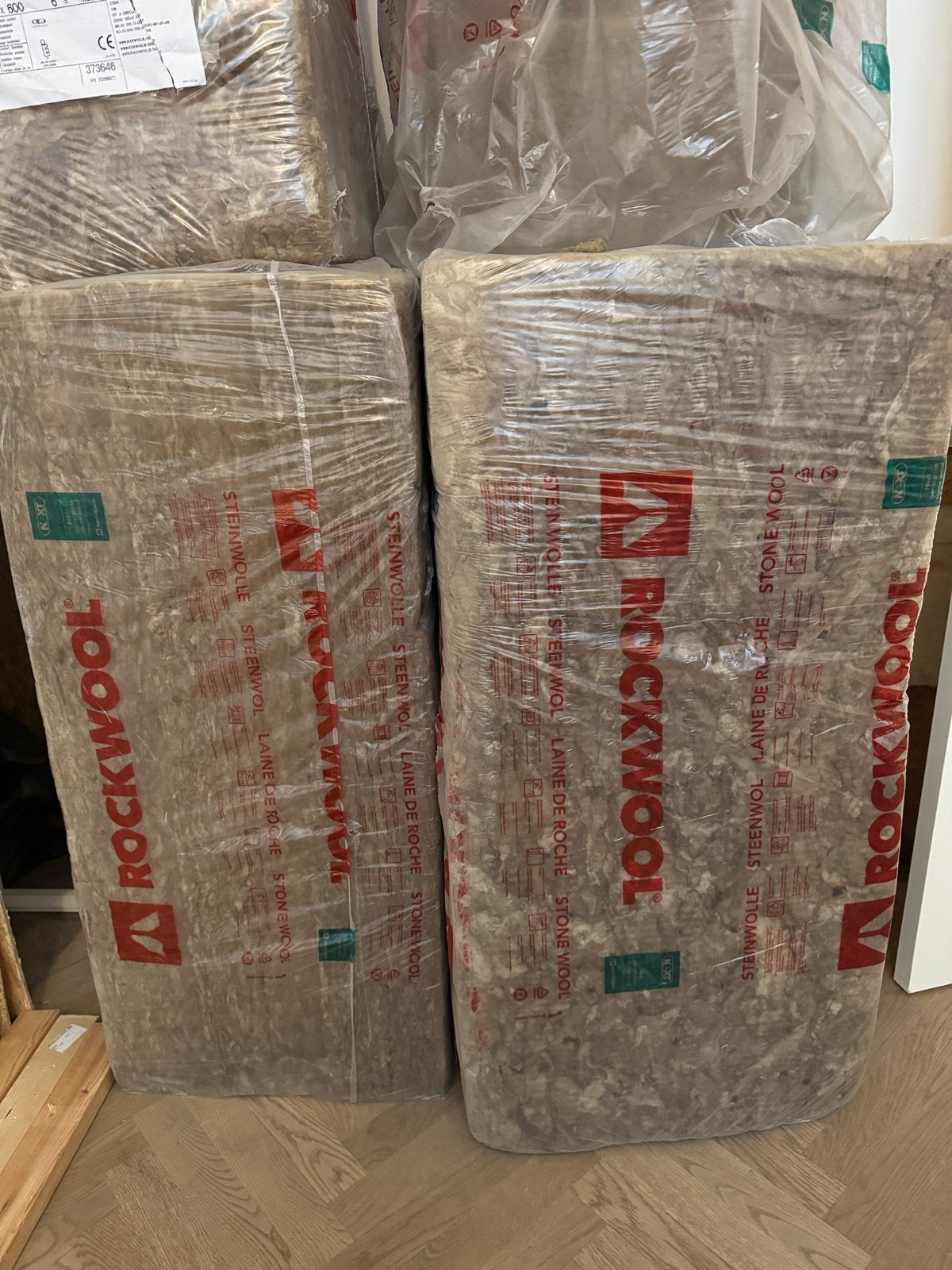 Rockwool Rocksono Base Next Steenwol Isolatieplaten 90mm, Ophalen, Nieuw, Steenwol, 5 tot 10 m²