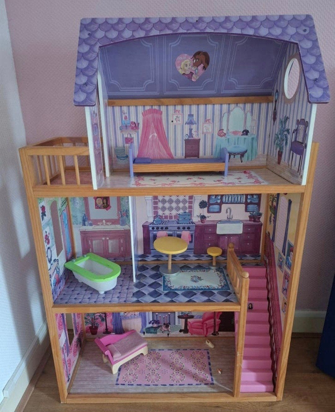 Barbie poppenhuis, Ophalen, Poppenhuis