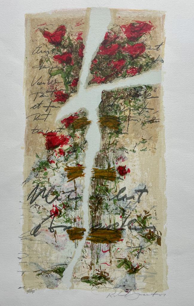 Zeefdruk Richard Smeets  ZOMEROPRUIMING, Antiek en Kunst, Kunst | Litho's en Zeefdrukken, Verzenden