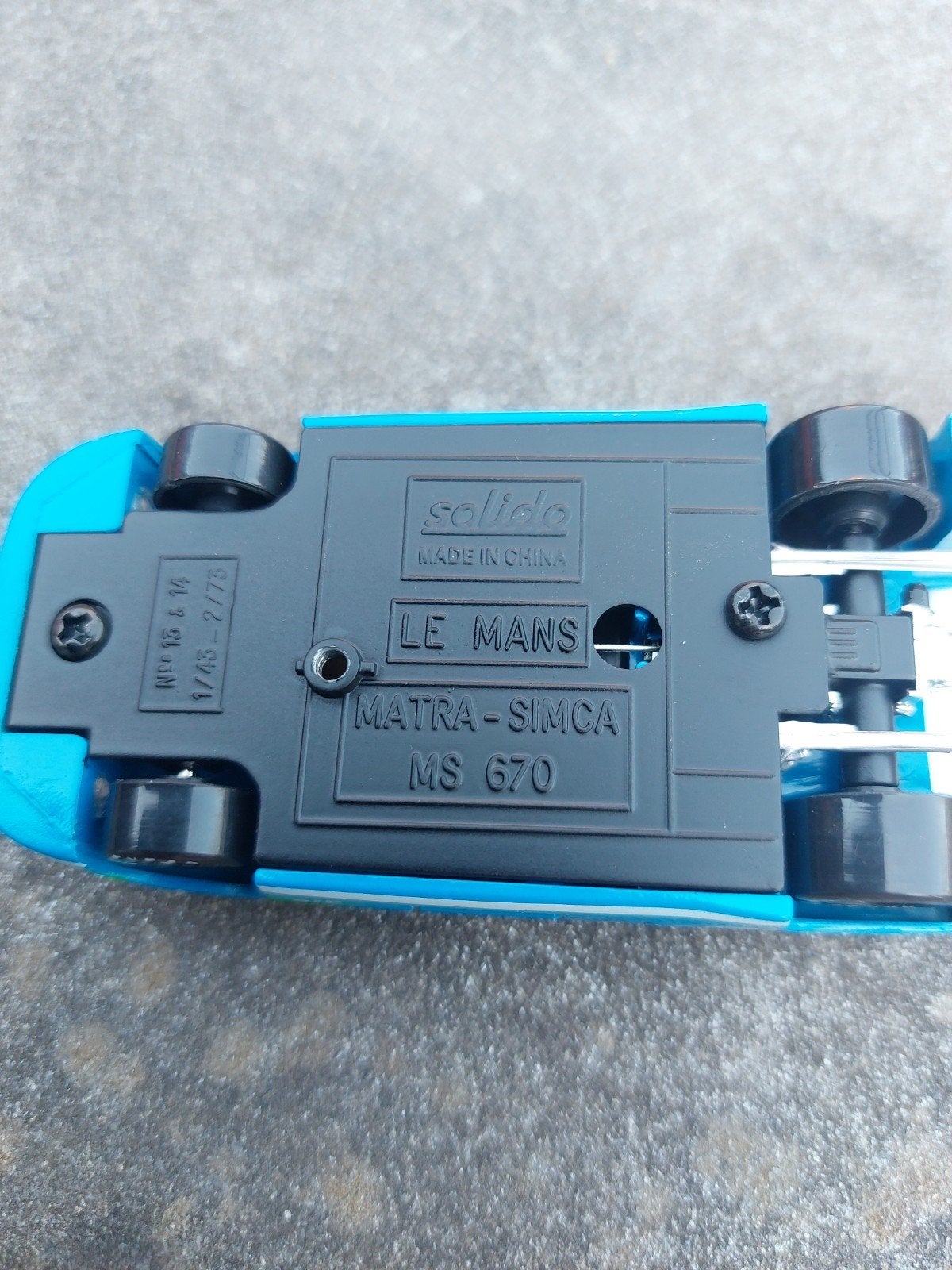 Solido Matra Simca MS 670 Le Mans #15 Diecast Model, Ophalen of Verzenden, Gebruikt, Auto, Solido