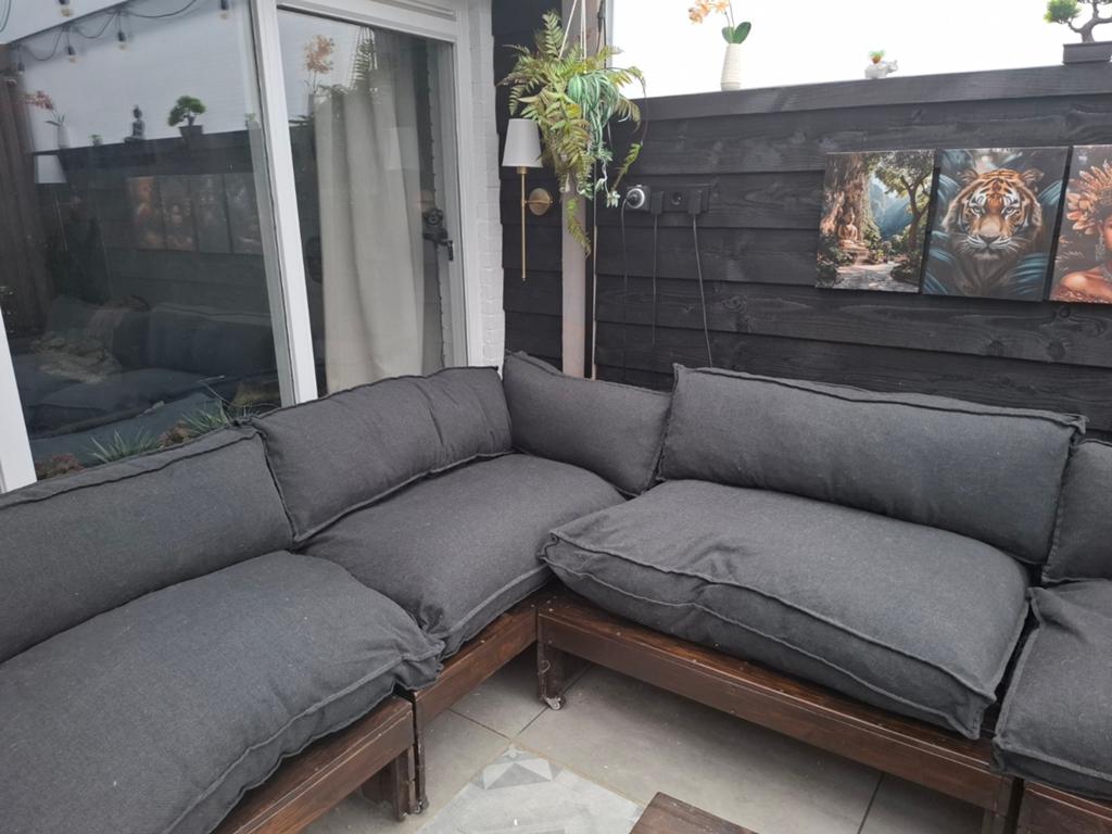 Palletkussens Serdi Karwei Antraciet, Tuin en Terras, Ophalen
