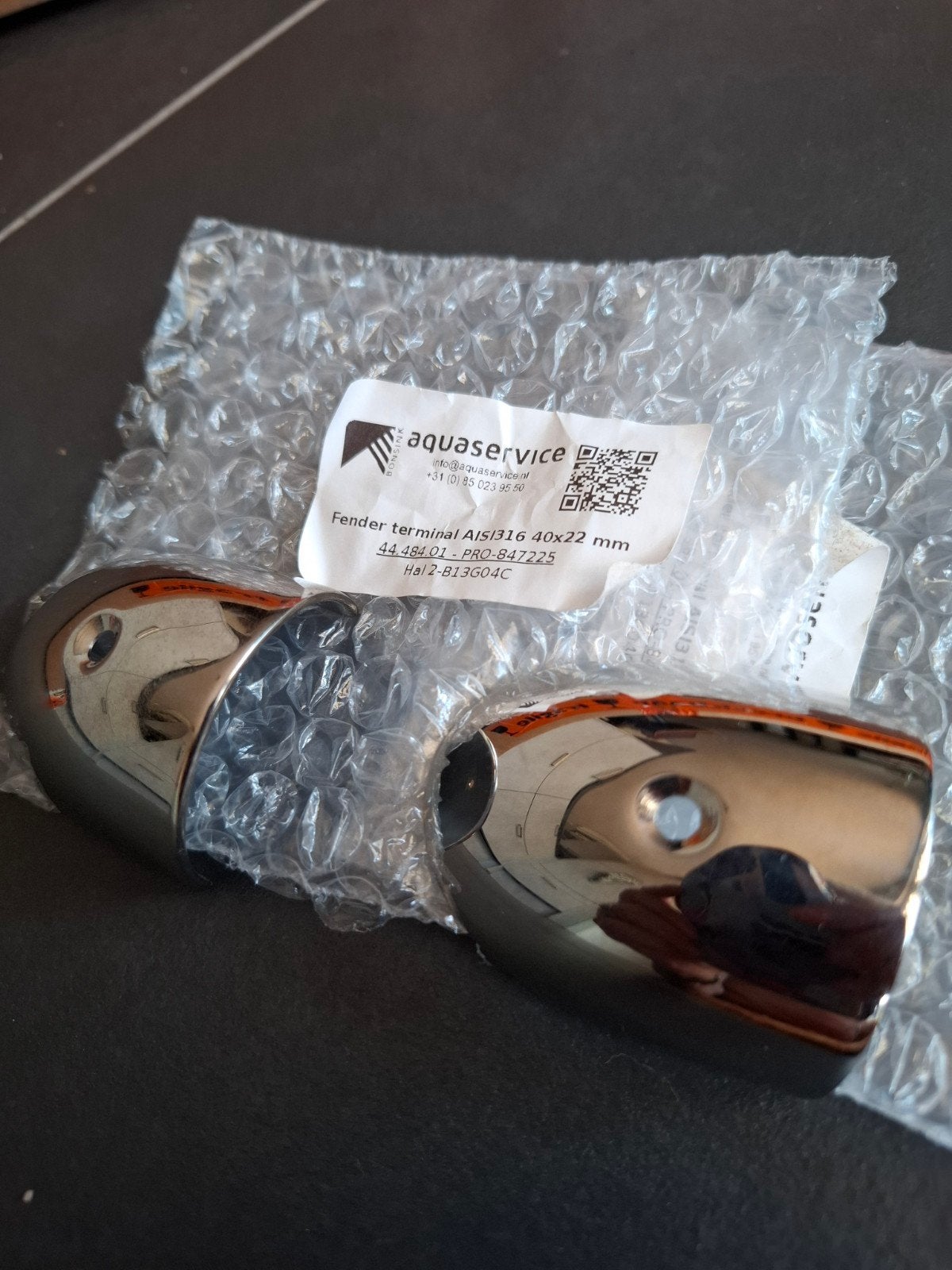 Radial eindstuk RVS 40mm, Watersport en Boten, Ophalen of Verzenden, Nieuw