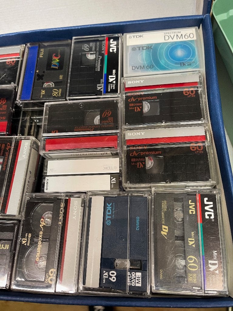 Mini Dv Bandjes 120 Stuk - 1 keer Gebruikt, Overige merken, Mini dv, N, Band, Disc of Geheugen