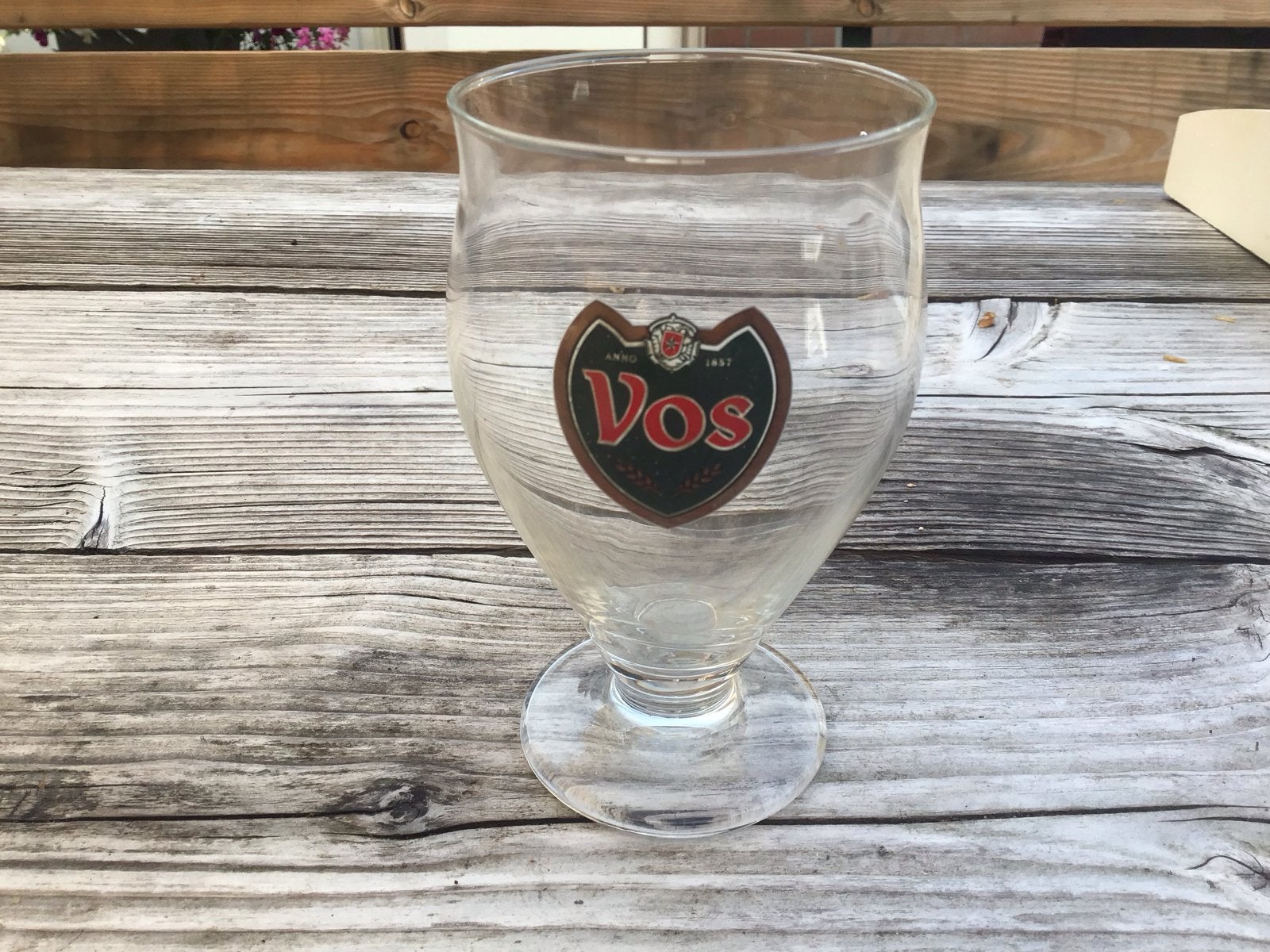 Vos bierglas - Zo goed als nieuw, Ophalen of Verzenden, Zo goed als nieuw