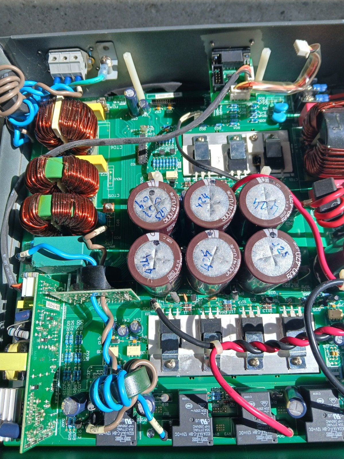 Elektronische printplaat met componenten, Hobby en Vrije tijd, Elektronica-componenten, Ophalen of Verzenden, Gebruikt