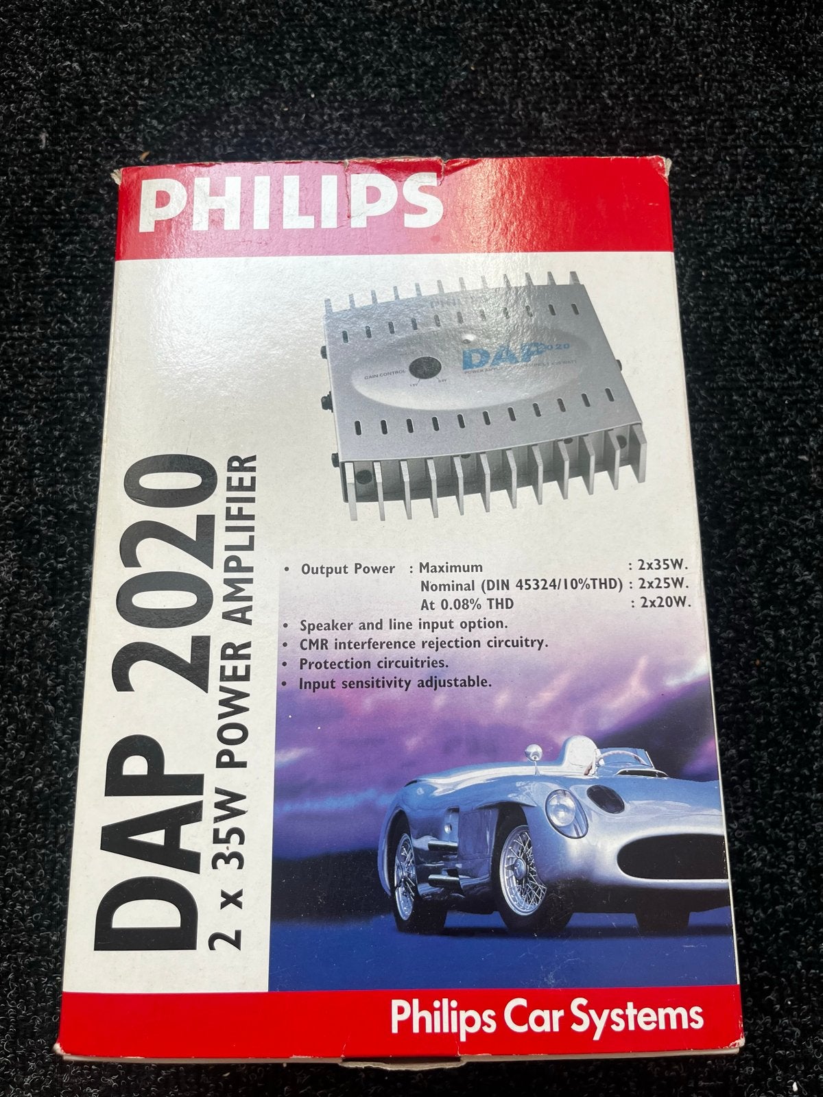 Philips DAP 2020 2x35W Power Versterker, Auto diversen, Ophalen of Verzenden, Nieuw
