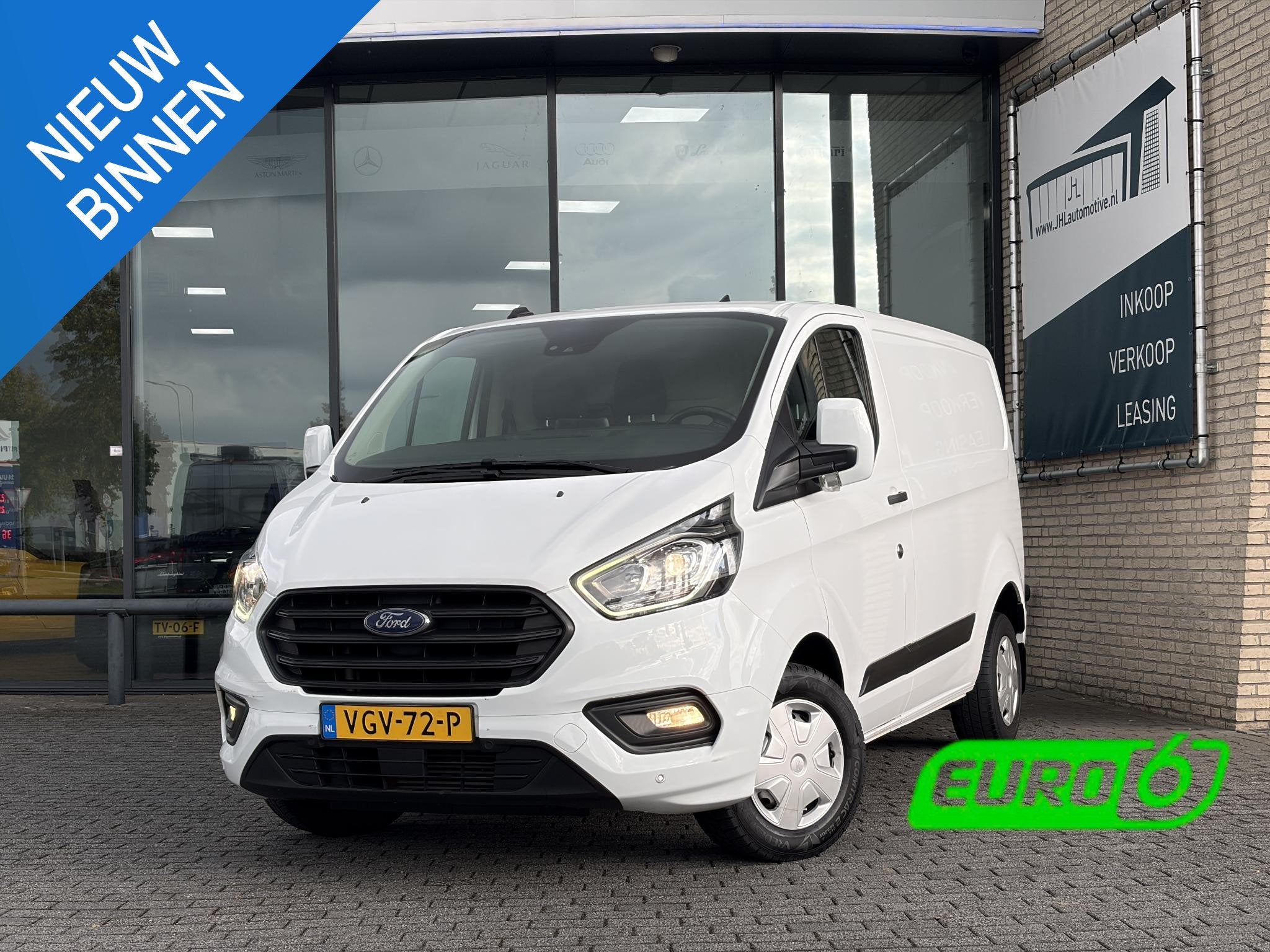 Ford Transit Custom 300 2.0 TDCI L1H1*HAAK*CAM*A/C*CRUISE*3-, Auto's, Voorwielaandrijving, Stof, Euro 6, 4 cilinders