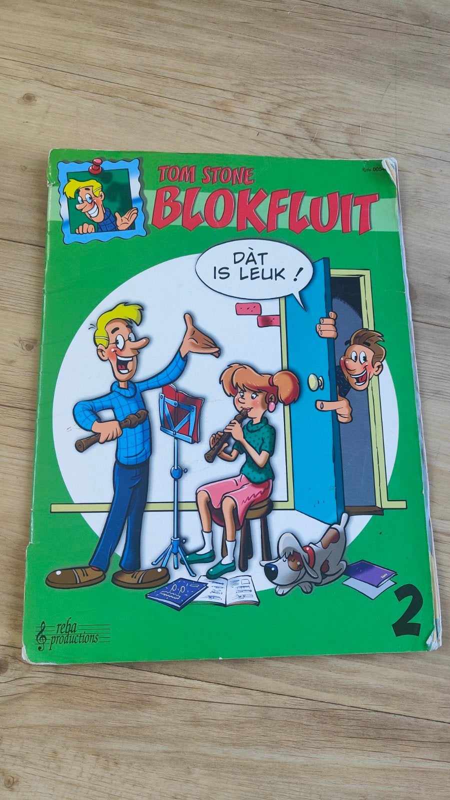 Tom Stone Blokfluit Deel 2 - Muziekboek voor beginners, Gebruikt, Overige genres, Les of Cursus, Ophalen of Verzenden