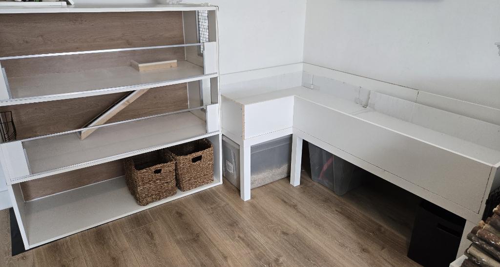 Groot Cavia verblijf met veel accessoires, Dieren en Toebehoren, Ophalen, 60 tot 90 cm, Hok, Cavia