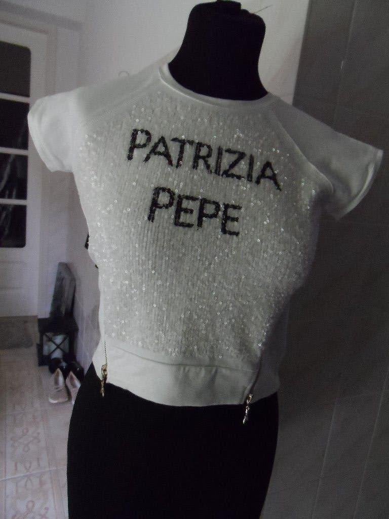 crop shirt van patrizia pepe nieuw, Verzenden, Wit, Nieuw, Korte mouw