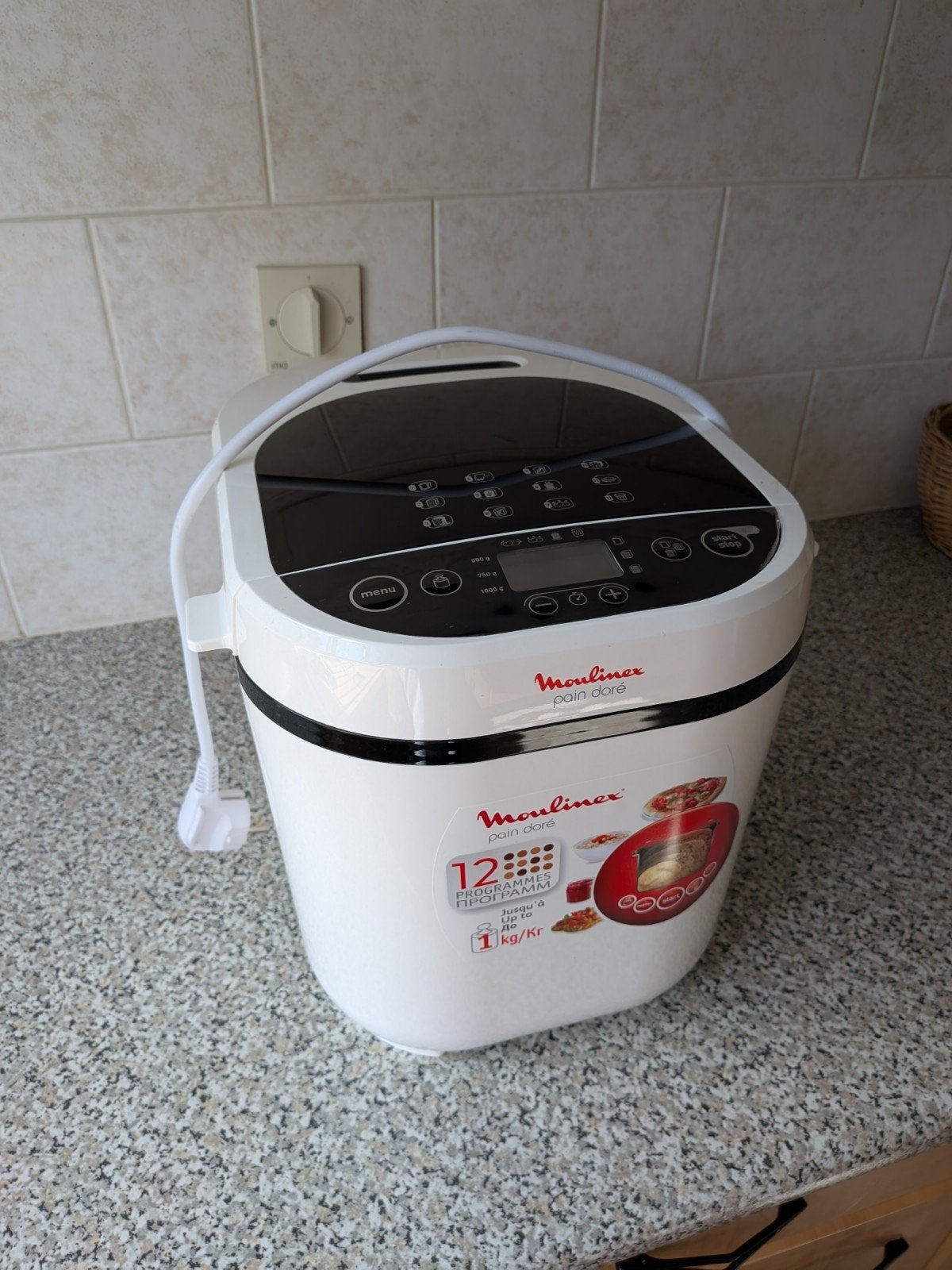 Moulinex Broodbakmachine Pain Doré - Zo goed als nieuw, Met timer, 800 tot 1200 gram deeg, Ophalen of Verzenden, Zo goed als nieuw