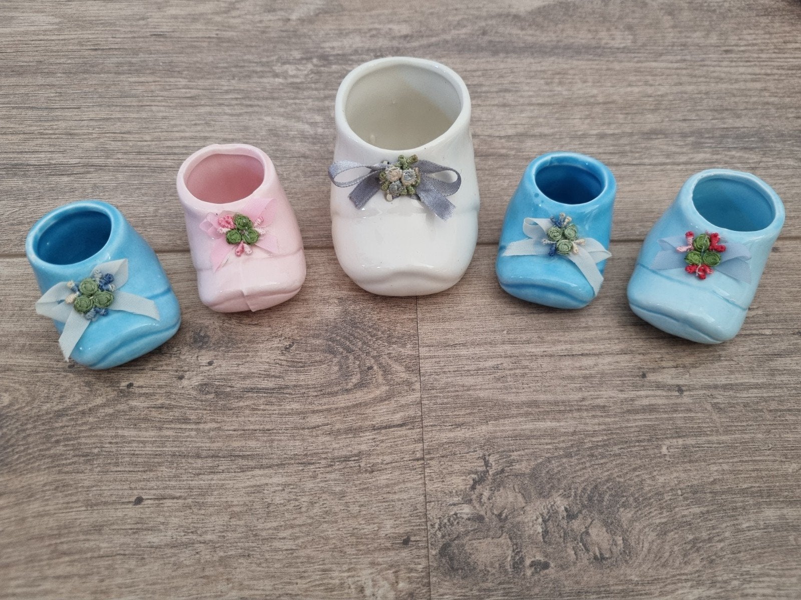 5 porseleinen ( baby ) schoentjes, Ophalen of Verzenden