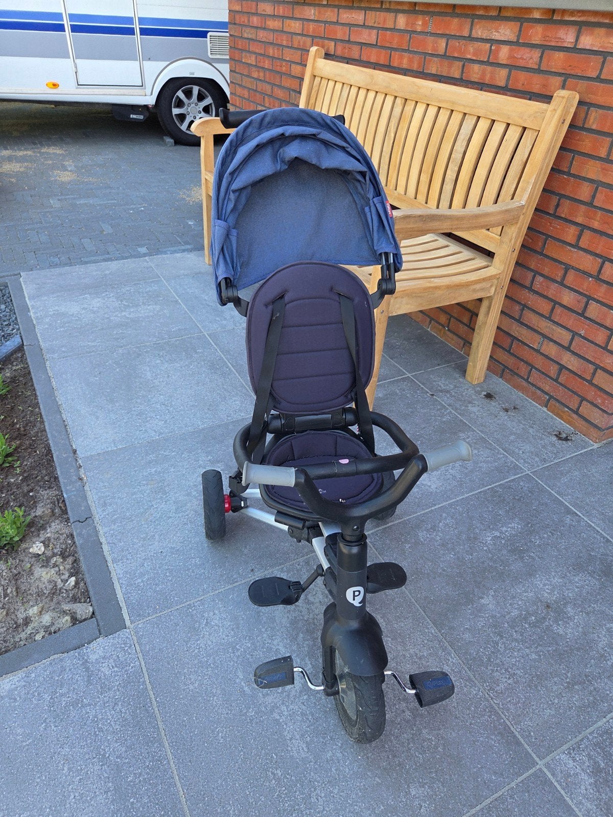 Qplay Rito driewieler / loopfiets met duwstang, Ophalen of Verzenden, Duwstang
