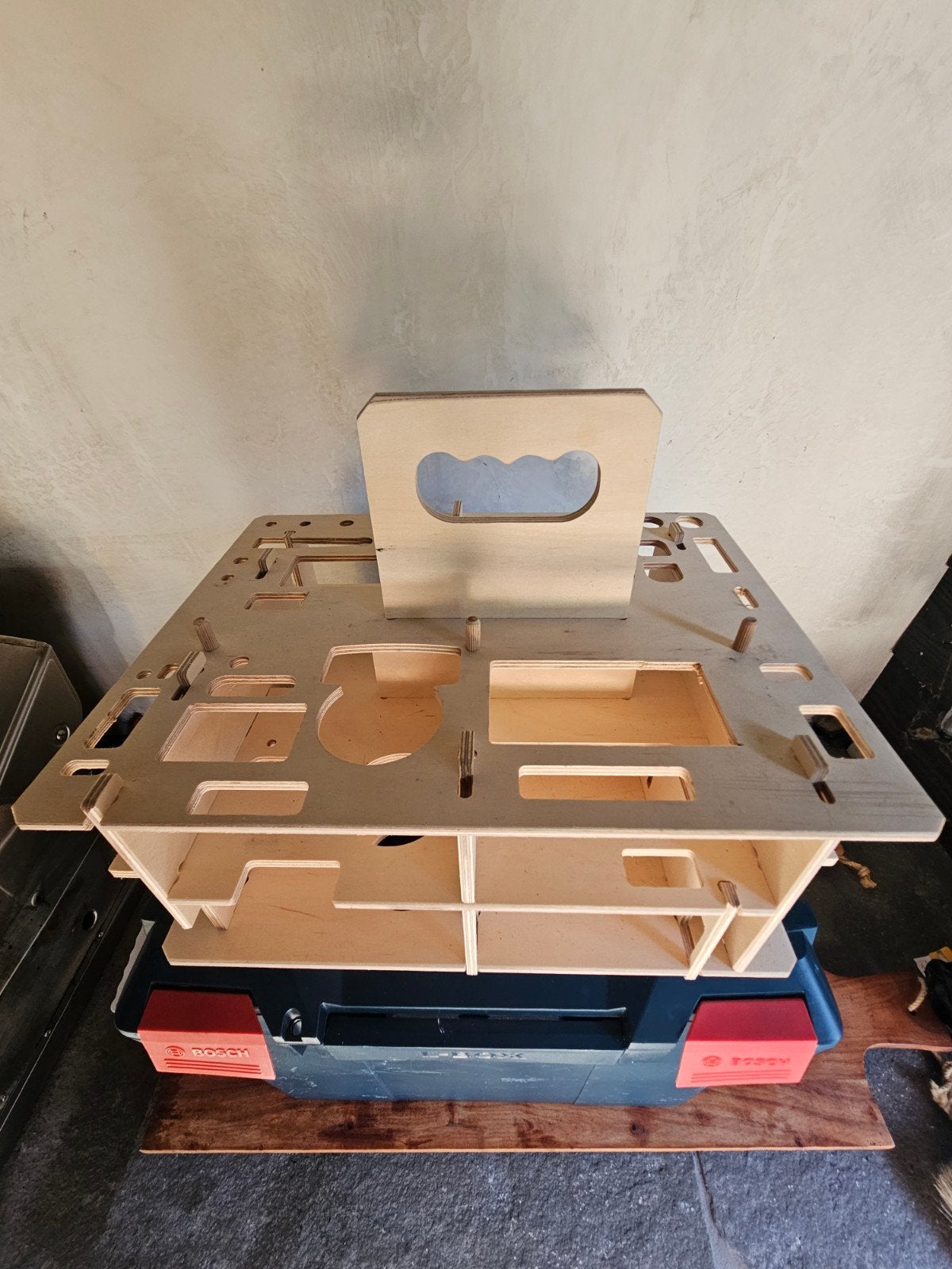 Bosch L-Boxx 374 met houten inleg voor gereedschap, Ophalen of Verzenden