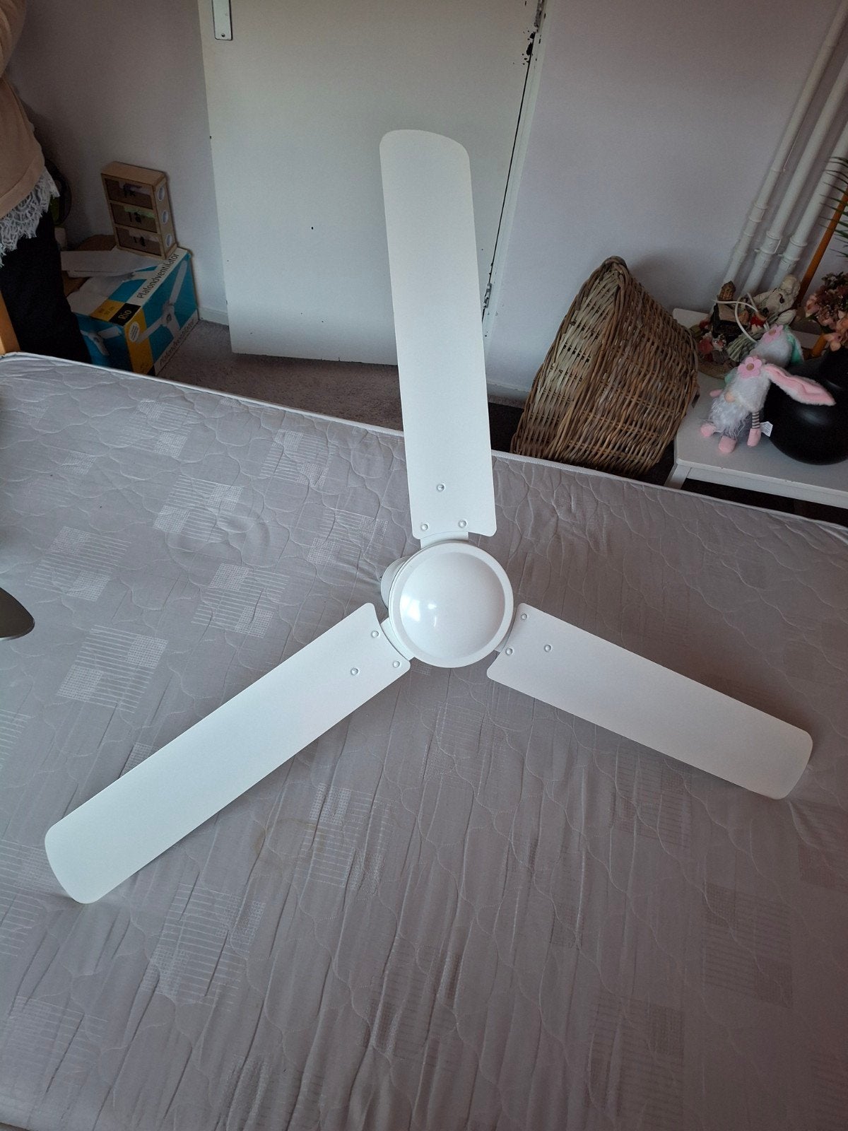 Plafondventilator met vaste afstandsbediening - 142cm, Ophalen, Ventilator met afstandsbediening, Gebruikt, Plafondventilator