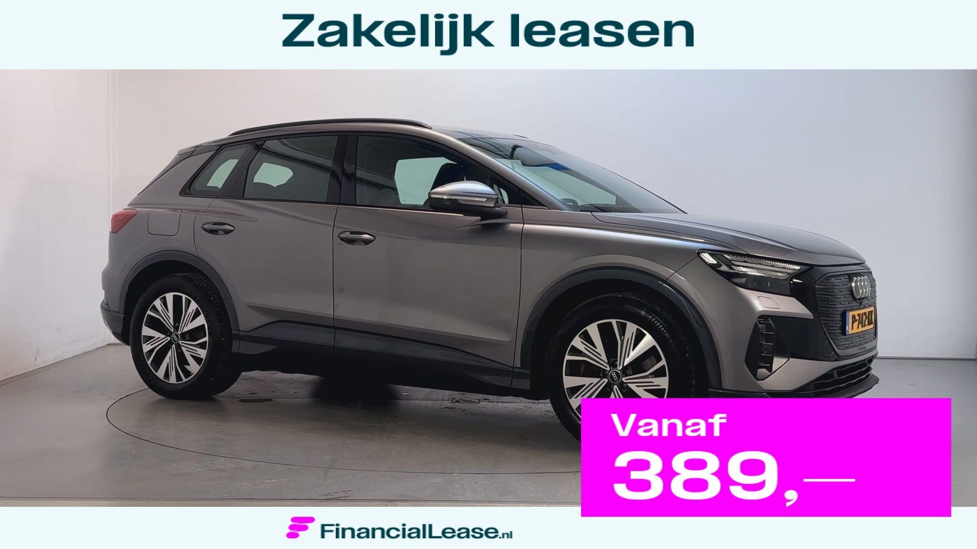 Audi Q4 e-tron 40 Launch Edition Advanced Plus 77 kWh SoH 96, Automaat, Dealer onderhouden, Gebruikt, Met garantie (alle)