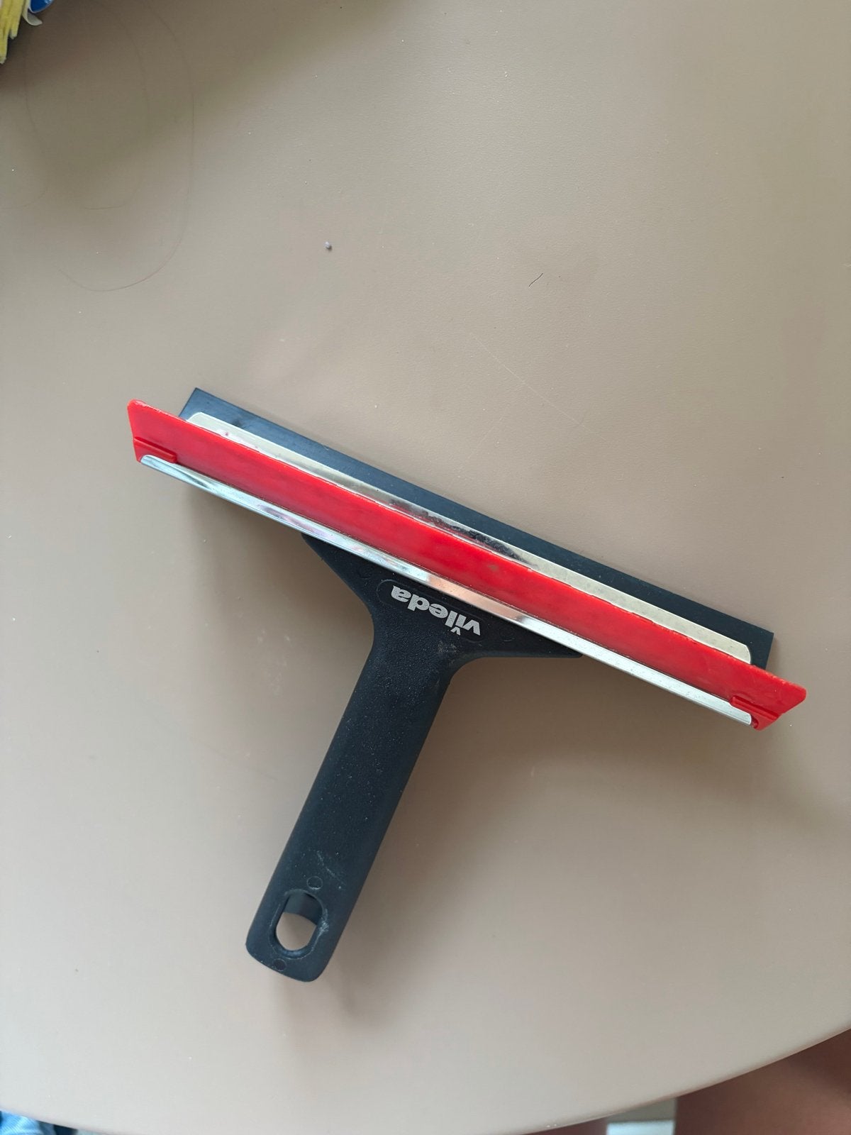Vileda Raamwisser met Rode Rubberen Strip, Ophalen of Verzenden, Raamwisser of Trekker