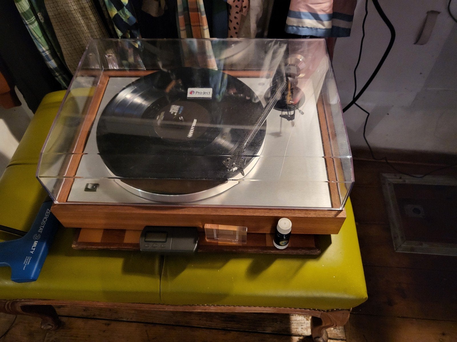 Pro-ject The Classic + Benz Micro element, Ophalen of Verzenden, Zo goed als nieuw, Platenspeler, Overige merken