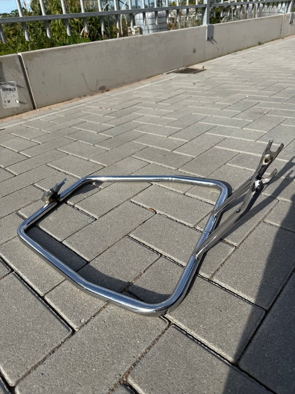 Honda MB5 valbeugel - Chrome, Fietsen en Brommers, Ophalen of Verzenden, Gebruikt, Frame, Honda