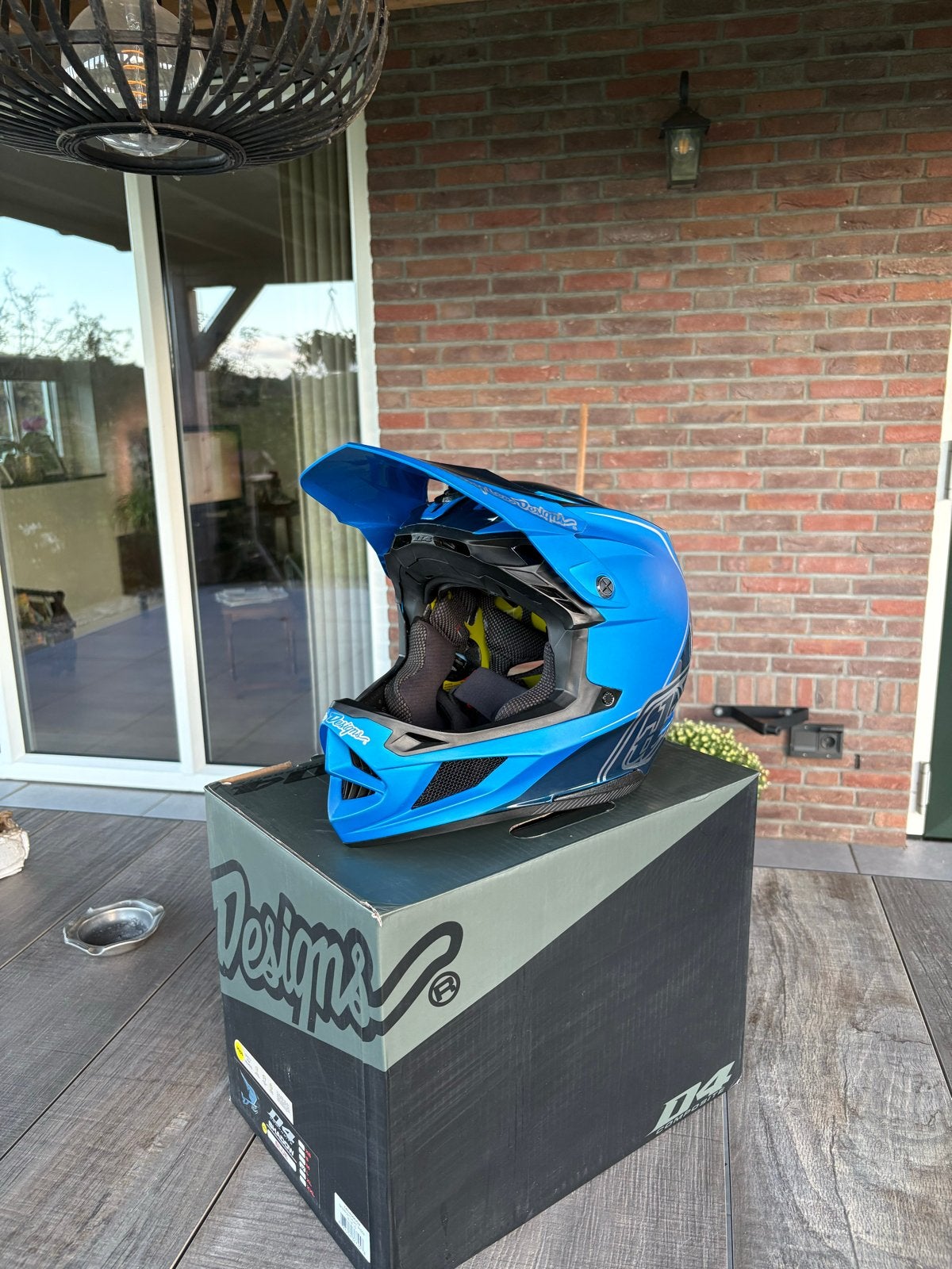 Troy Lee Designs D4 Shadow Blue BMX Helm - Nieuw in Doos, Ophalen, Nieuw