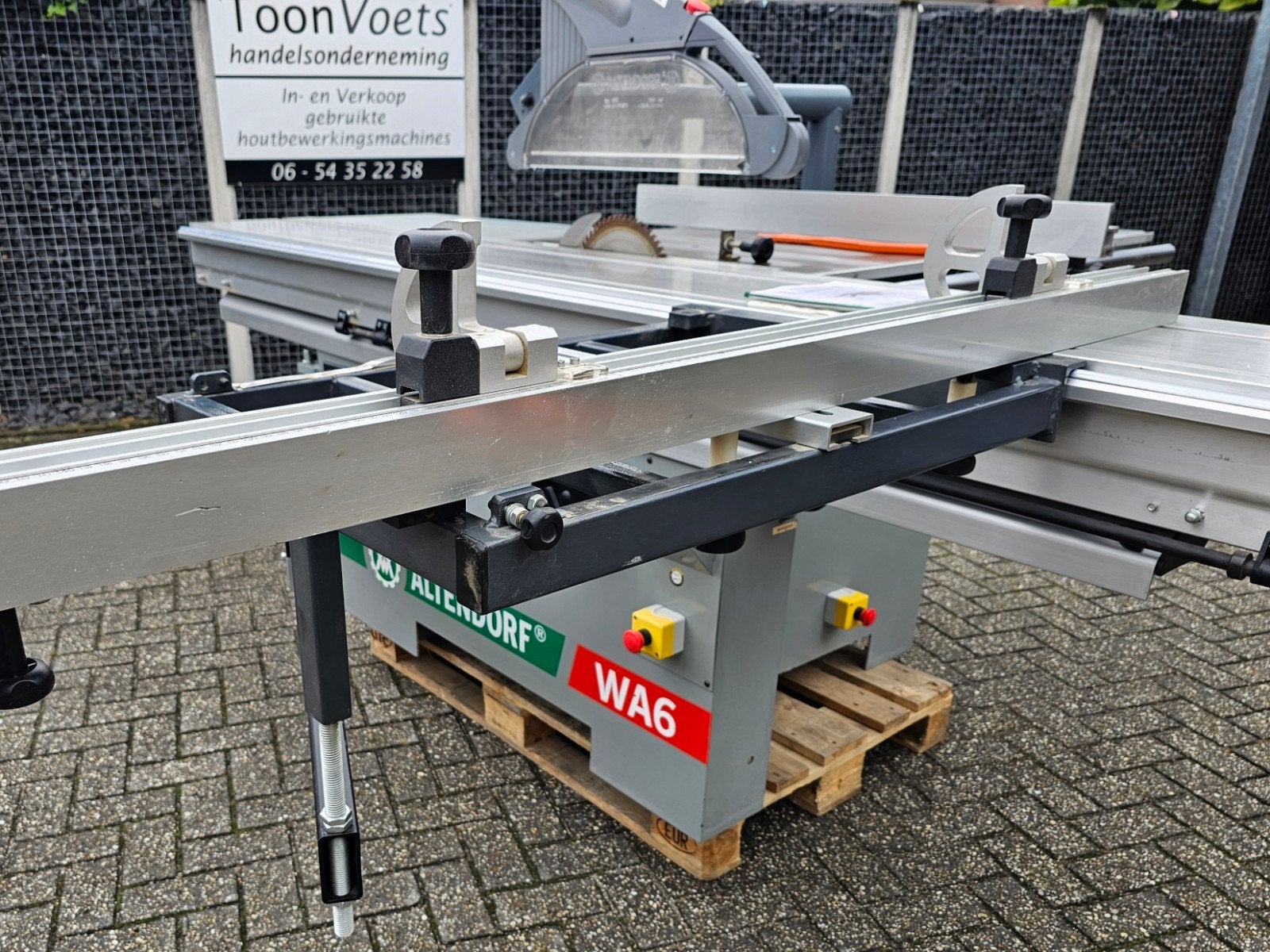 Formaatzaag Altendorf WA6 Met voorritser, Ophalen, Altendorf, 70 mm of meer, Zo goed als nieuw