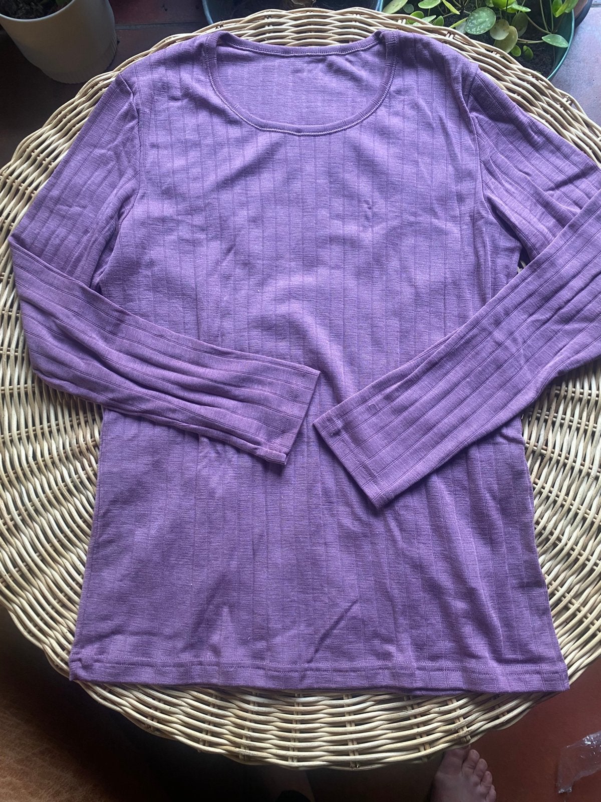 Prachtige zachte warme longsleeve wol/zijde mt XXL, Verzenden, Paars, Maat 46/48 (XL) of groter, Zo goed als nieuw