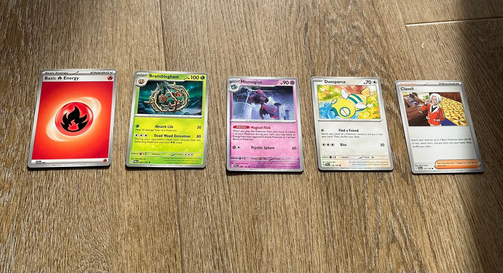 Pakketje van 5 mooie Pokemon kaarten, Verzamelen, Ophalen of Verzenden, Zo goed als nieuw, Speelkaart(en)