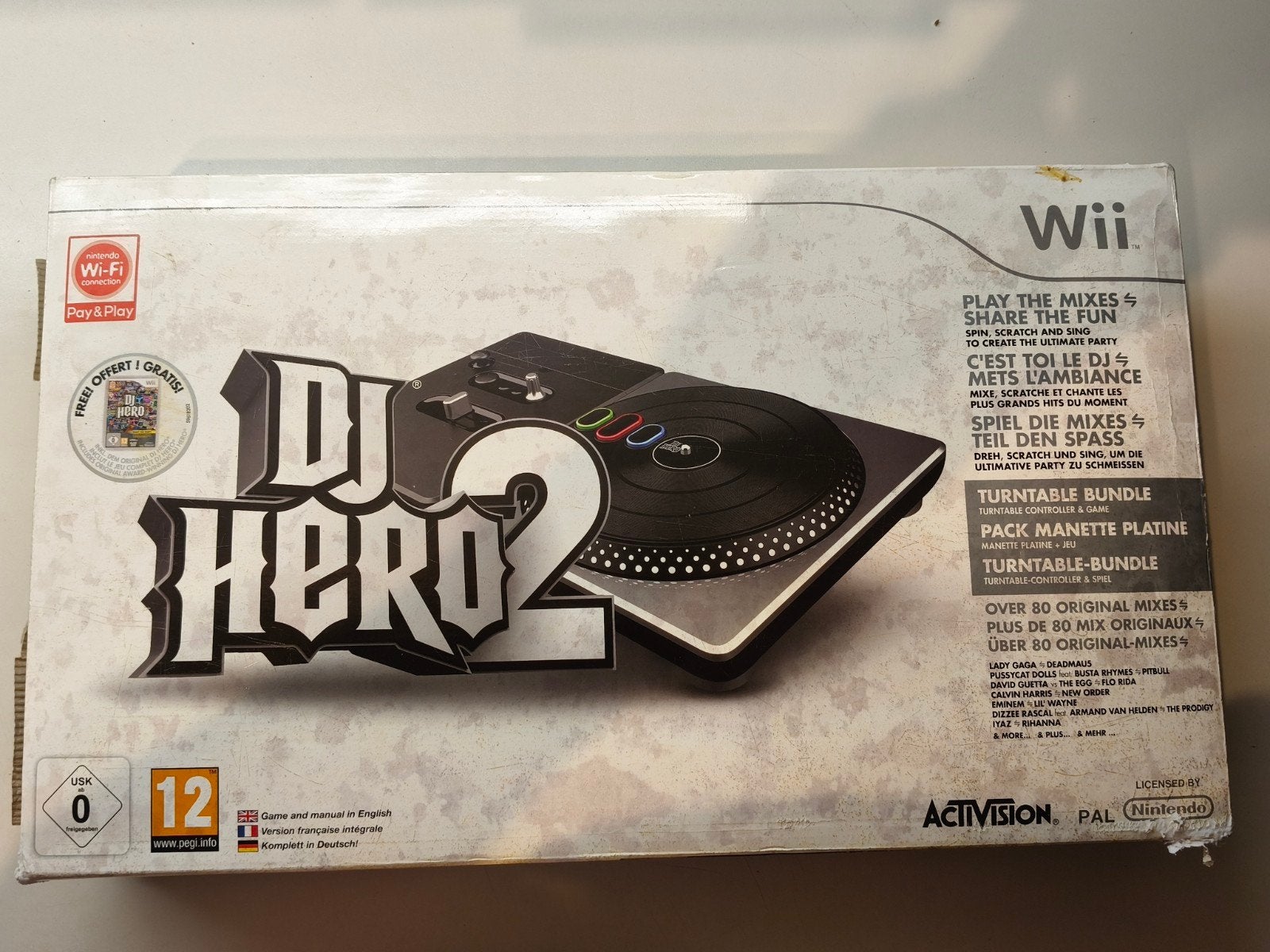 DJ Hero 2 Turntable Bundle Wii, Muziek, 2 spelers, Eén computer, Ophalen of Verzenden