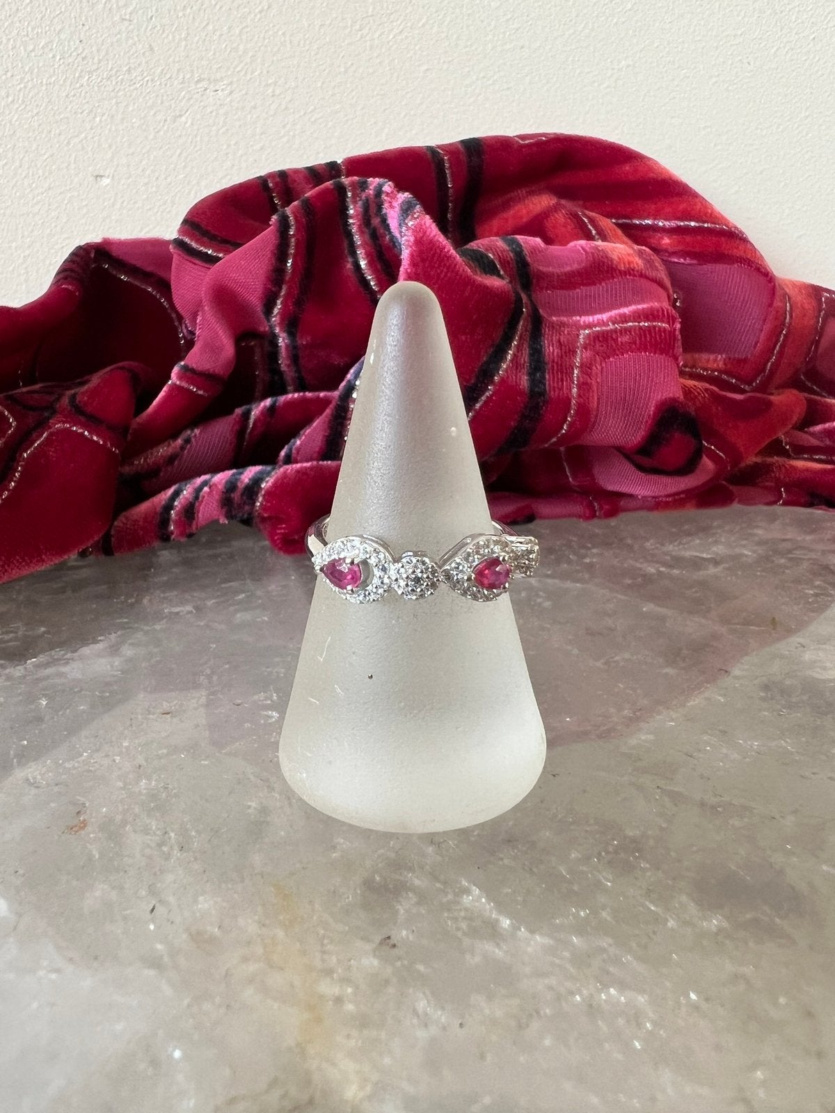 Topaas zilver 925 liefde geluk passie energie power, Sieraden, Tassen en Uiterlijk, Magnolia11, Nieuw, Ophalen of Verzenden, 17 tot 18