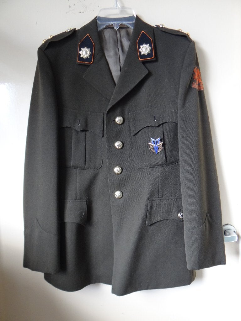 Mooie vintage militaire uniformjas, Ophalen of Verzenden, Landmacht, Nederland, Kleding of Schoenen