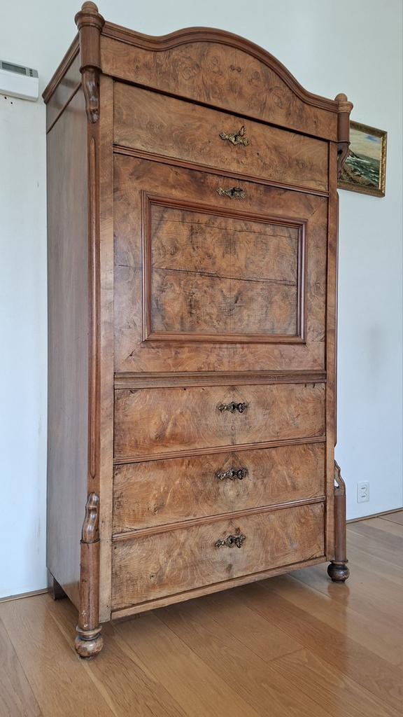 Antieke secretaire kast, Antiek en Kunst, Antiek | Meubels | Kasten, Ophalen