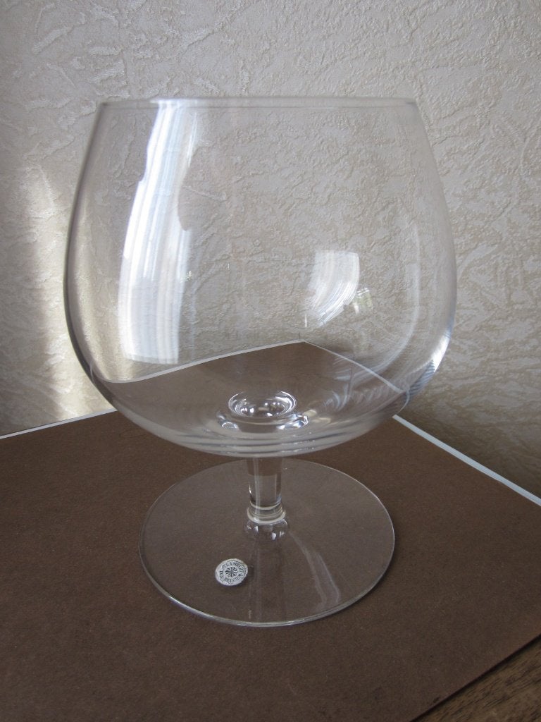 Prachtige kristal Val St Lambert brandy snifter - groot, Antiek en Kunst, Verzenden