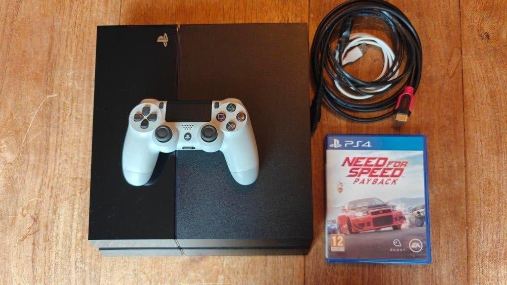 PS4 | Verbeterde Koeling | Glacier White DS4 | NFS Payback, 500 GB, Refurbished, Ophalen of Verzenden, Met harde schijf