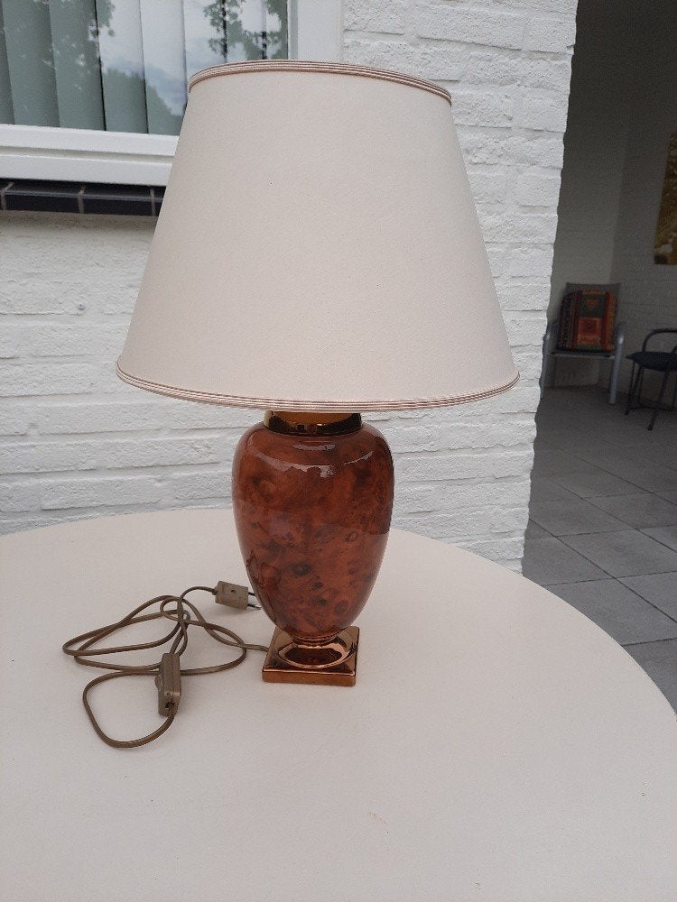 VINTAGE  BOSA  TAFELLAMP, Ophalen, Gebruikt, Meerkleurig, Inclusief lichtbron