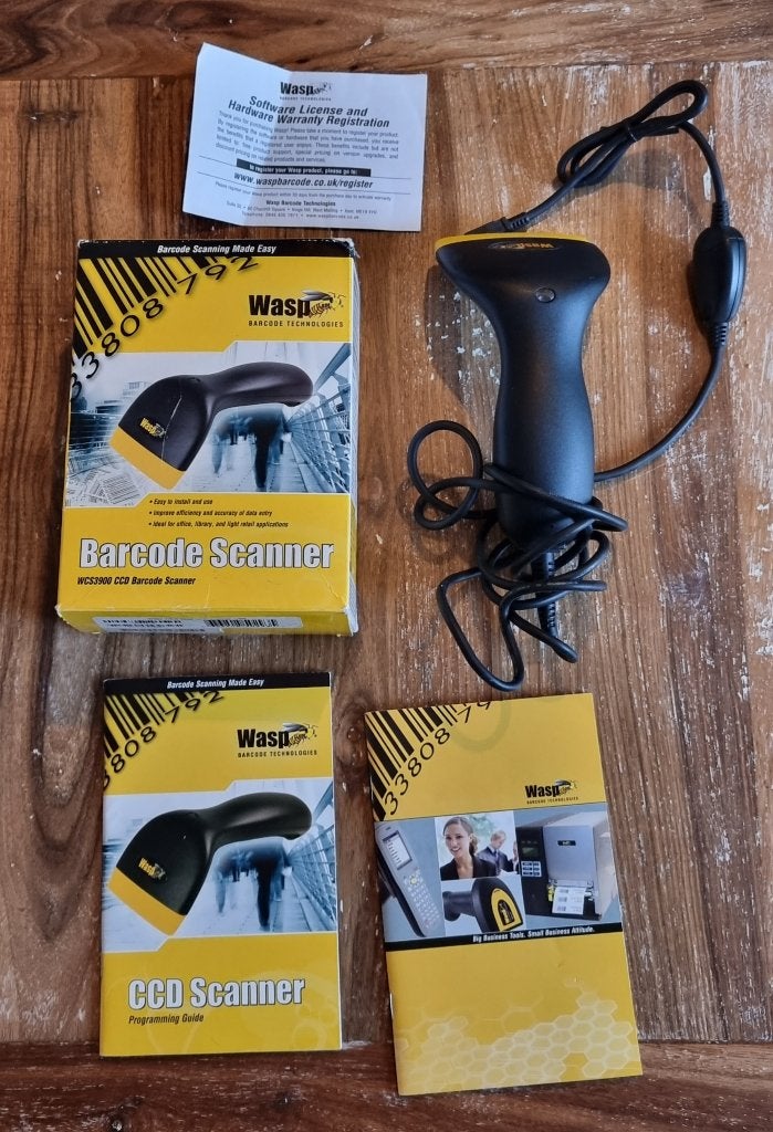 Wasp WCS3900 CCD Barcode scanner (in originele doos), Computers en Software, Scanners, Android, Wasp, Nieuw, Ophalen of Verzenden